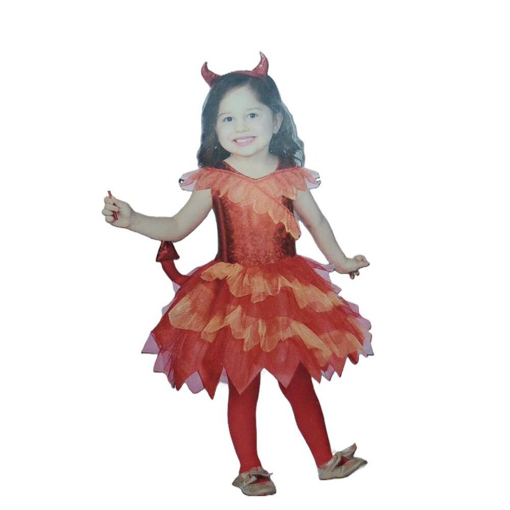 Little Devil Toddler Costume , 4T, NWT